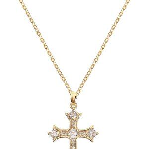 Cross Pendant Necklace for Women Jewelry Gold Cross Necklaces for Women Cross Ne